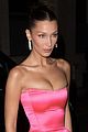 bella hadid wows in pink gown while stepping out during paris fashion week 01