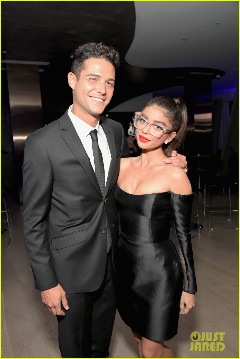 chloe bennet sarah hyland audi party 01