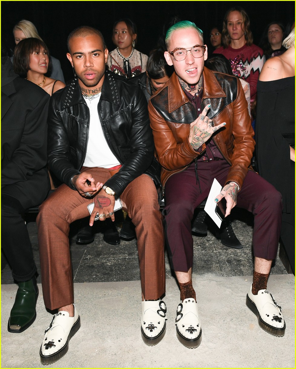 Tommy Dorfman & Kaia Gerber Look Chic at Coach Show During New York