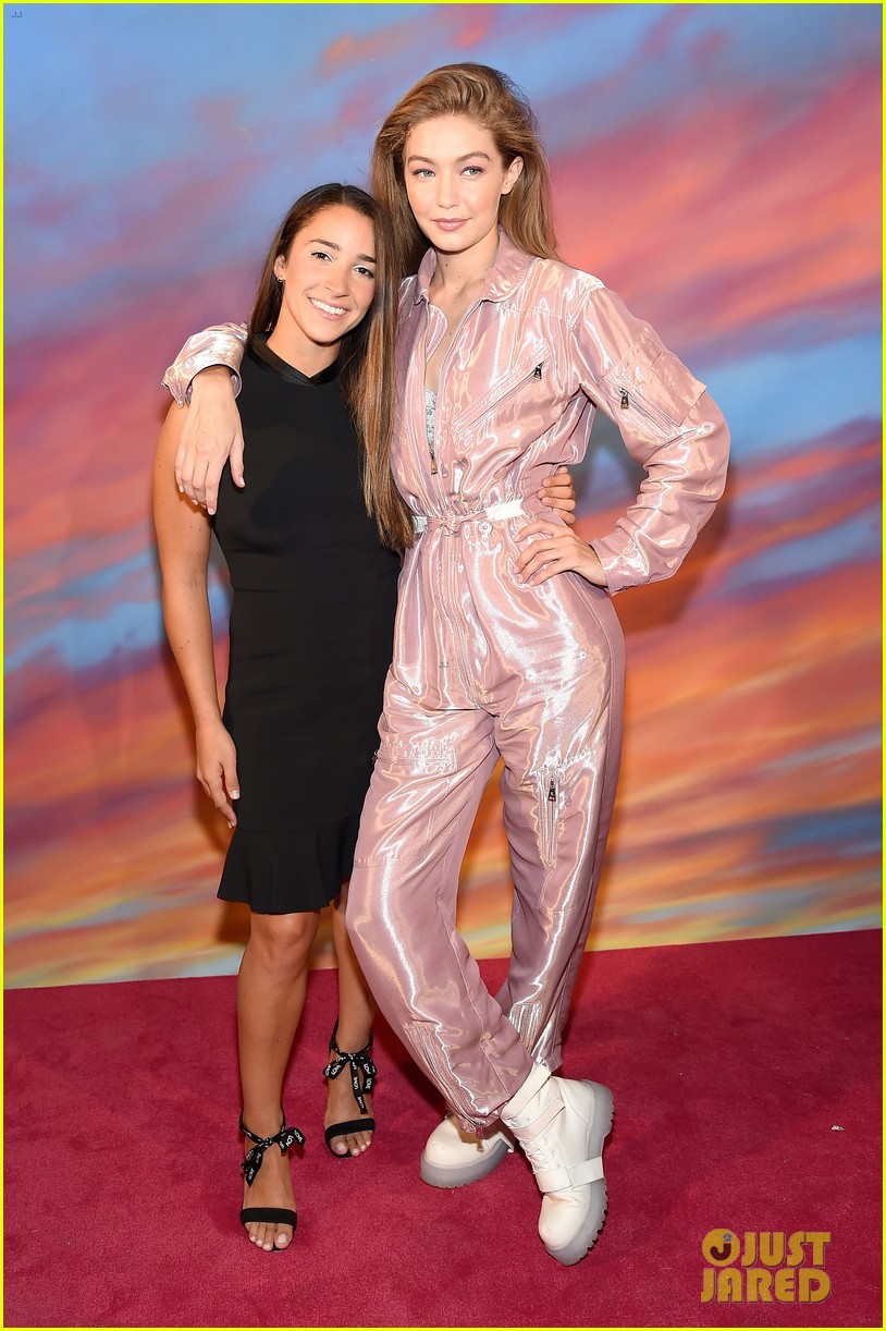 Aly Raisman Meets Gigi Hadid at Brandon Maxwell's NYFW Show! | Photo