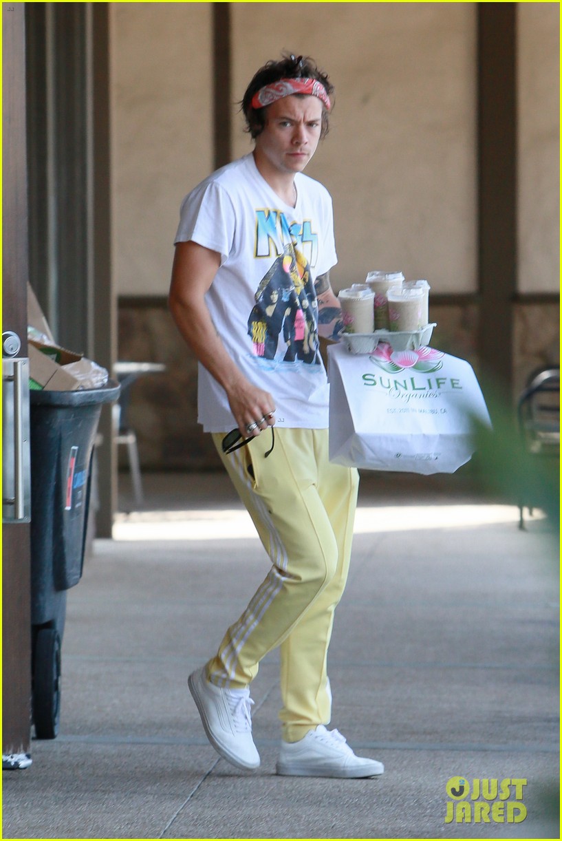 Harry Styles Delivers a Kiss From SunLife Organics: Photo 1182438, Harry  Styles Pictures