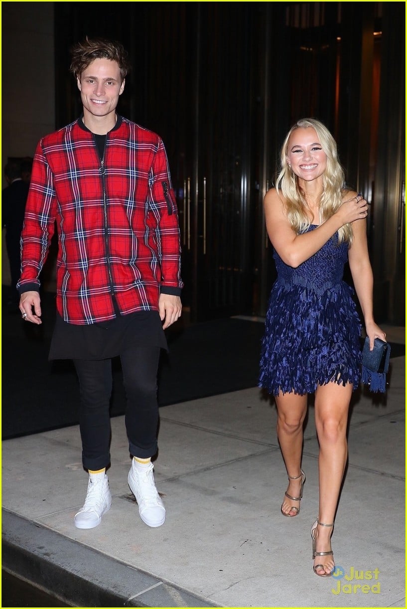 Full Sized Photo of madison iseman spencer sutherland nyc outing 04
