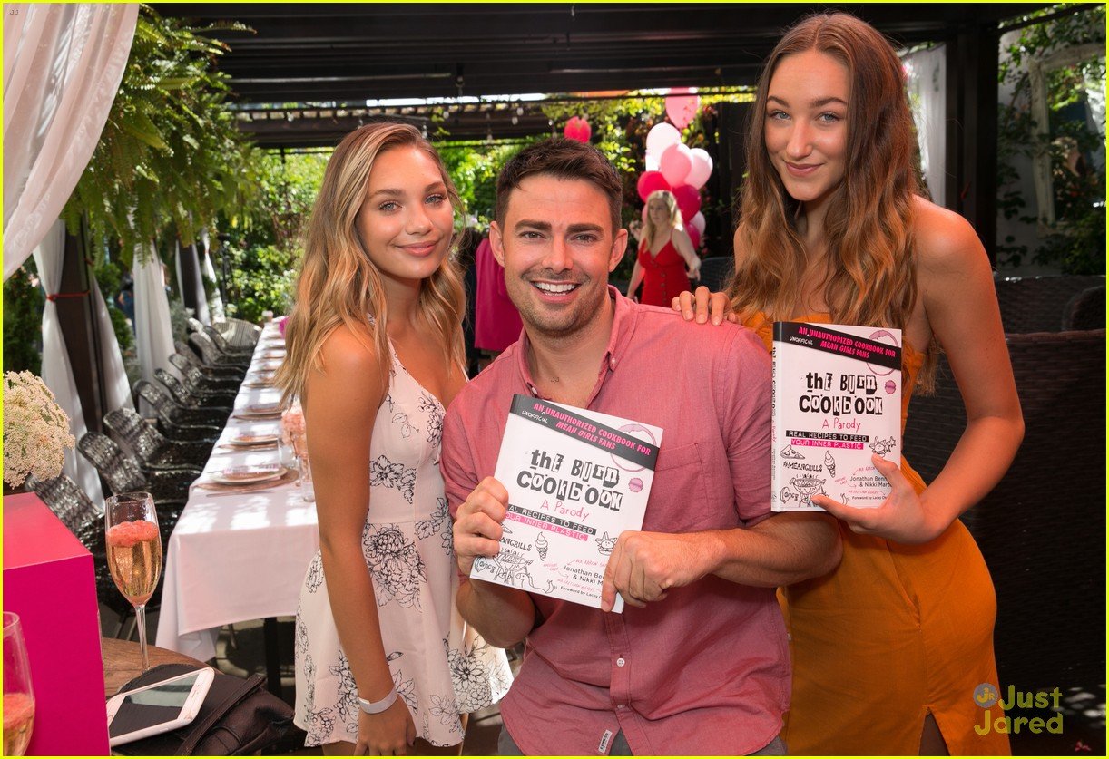 maddie ziegler nia sioux more jonathan bennett cookbook launch 06
