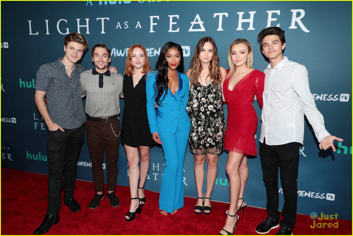 Full Sized Photo of peyton ajiona liana haley light feather premiere 54
