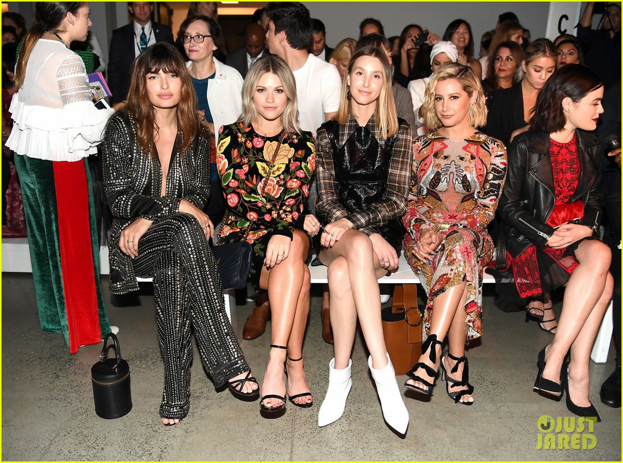 Ashley Tisdale, Lucy Hale, Laura Marano & More Sit Front Row at Naeem ...