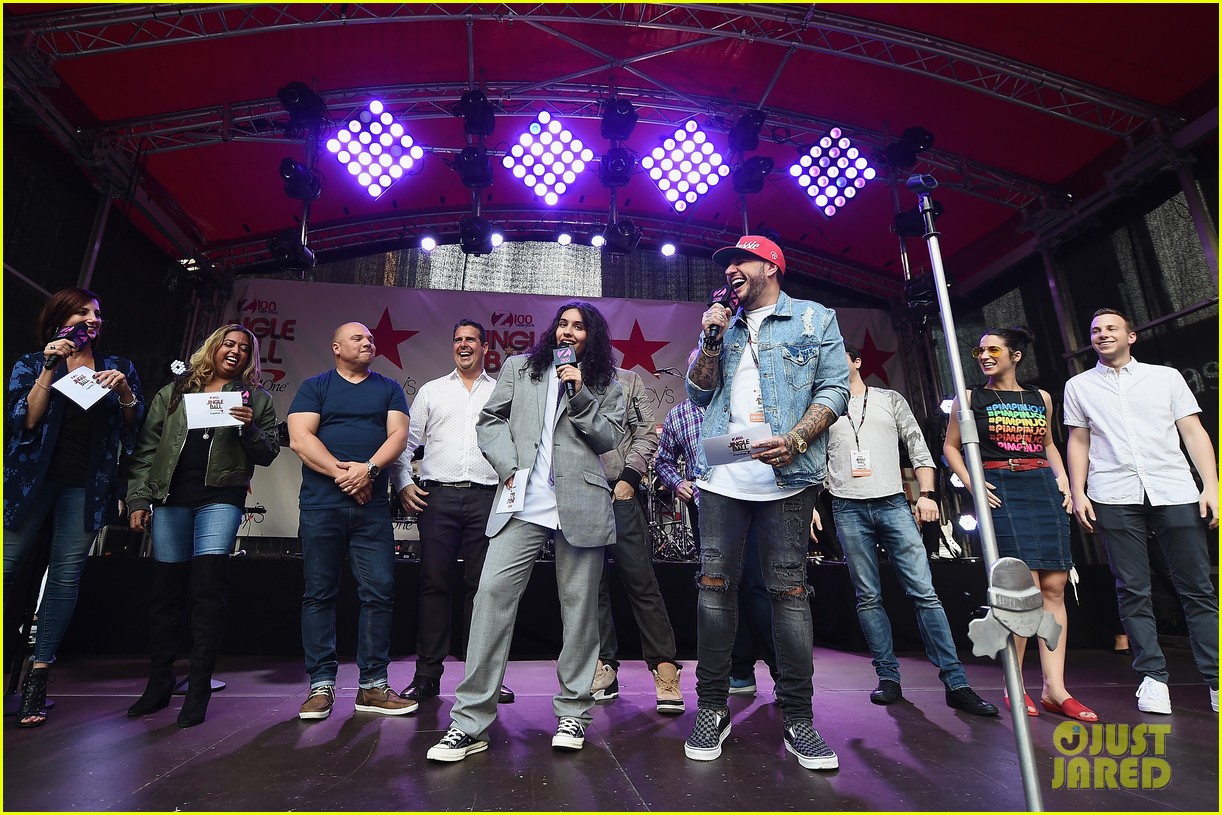 Alessia Cara Suits Up at iHeartRadio's Z100 Jingle Ball Kick-Off Event
