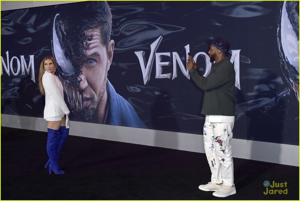 Full Sized Photo of asher angel jenna ortega venom premiere miles