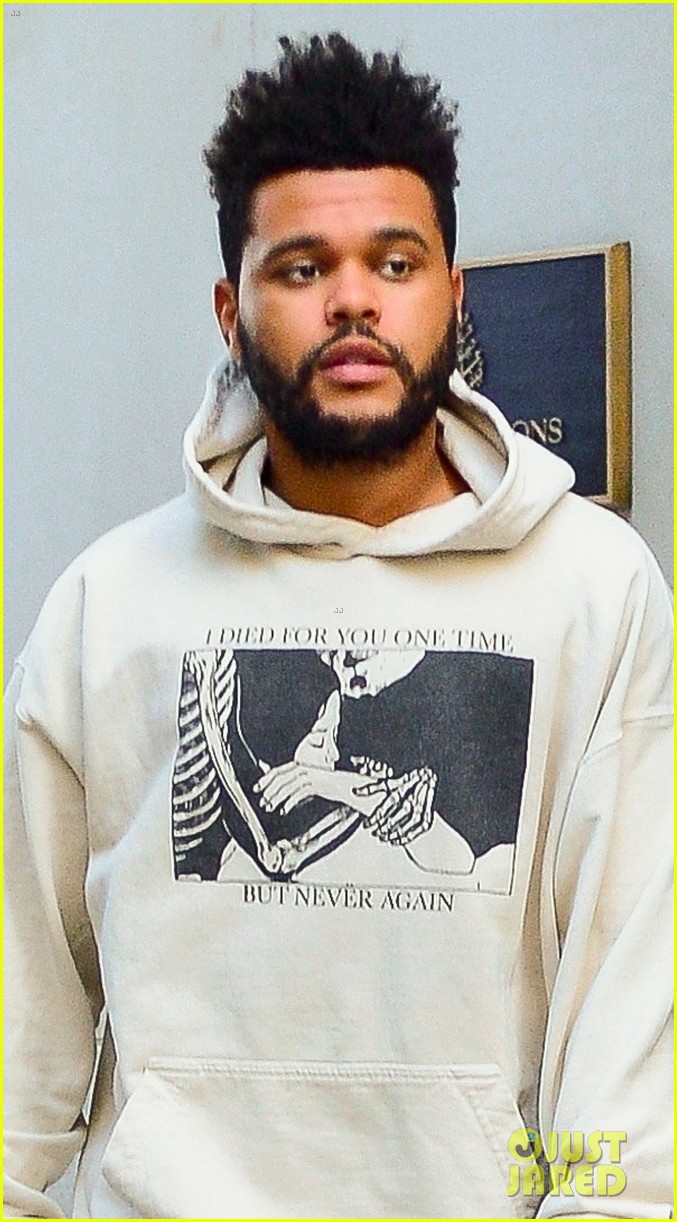 The Weeknd & Bella Hadid Look Cute Together Hand In Hand in NYC