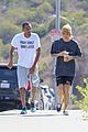justin bieber brings starbucks along for his hike 09