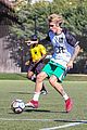 justin bieber goes shirtless playing soccer with friends 09