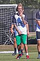 justin bieber goes shirtless playing soccer with friends 27