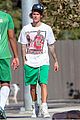 justin bieber goes shirtless playing soccer with friends 72