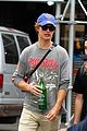 ansel elgort grabs lunch with a friend at bar pitti in nyc07