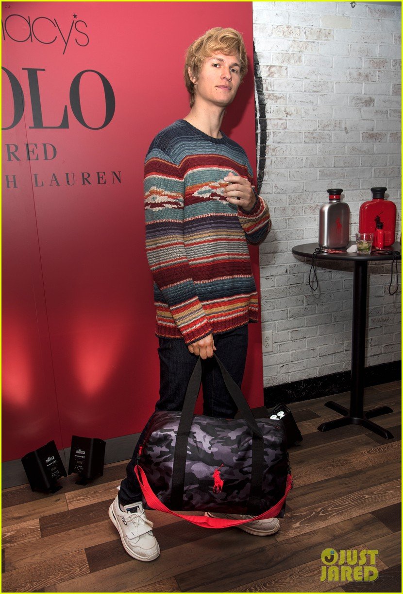 ansel elgort launches polo red rush cologne in nyc05