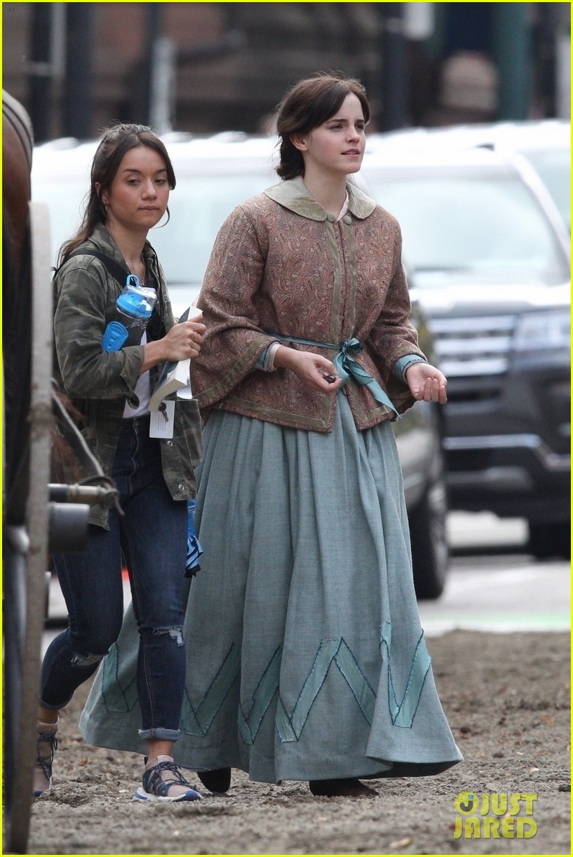 Full Sized Photo of emma watson little women set 10 | Emma Watson Dons