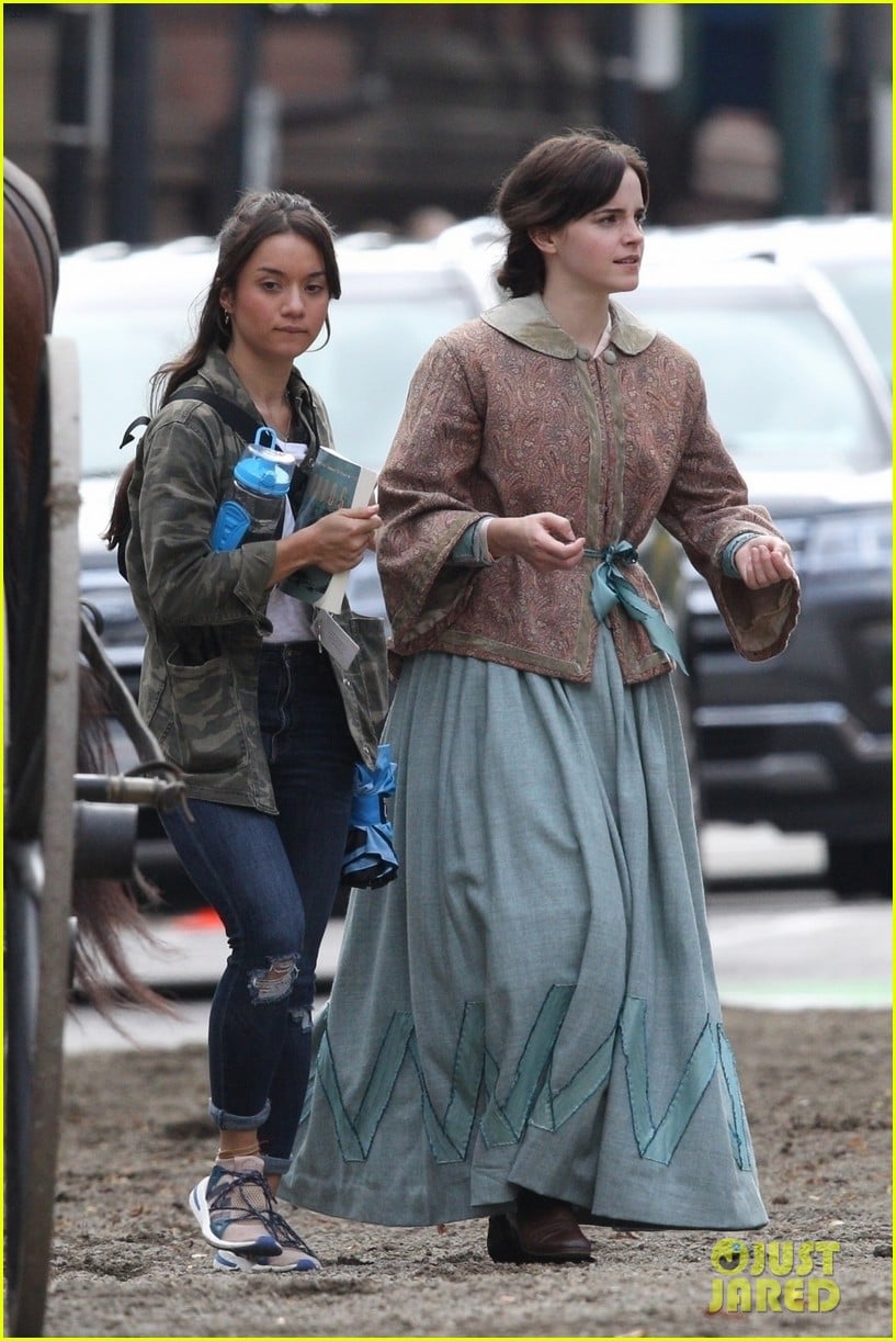 Full Sized Photo of emma watson little women set 11 | Emma Watson Dons