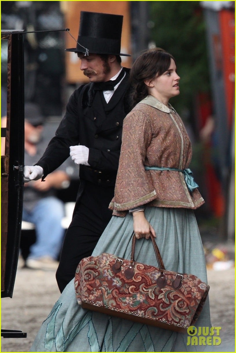Full Sized Photo of emma watson little women set 23 | Emma Watson Dons