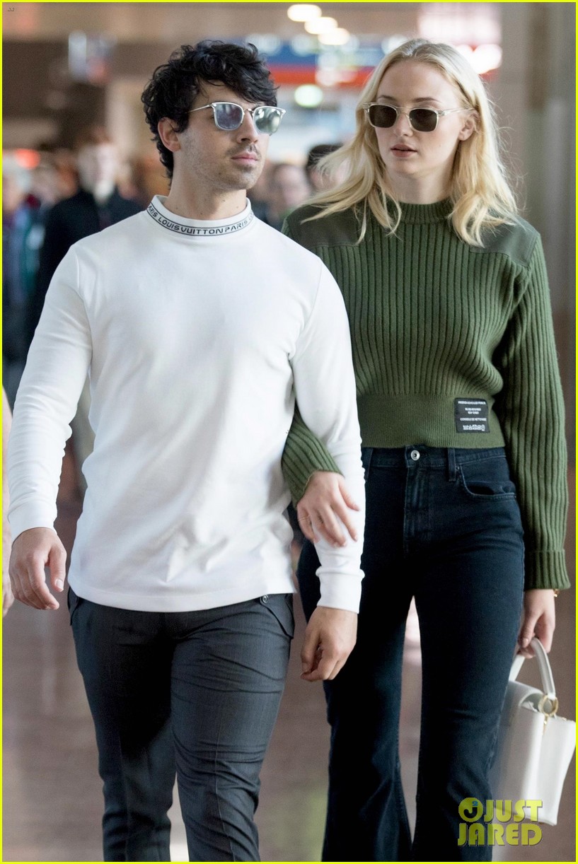 Joe Jonas and Sophie Turner at Paris Fashion Week 2018