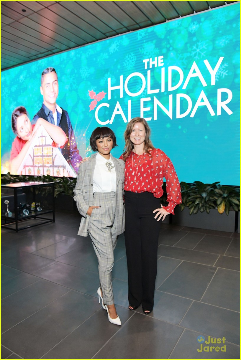 Kat Graham Suits Up For 'Holiday Calendar' Netflix Screening Photo