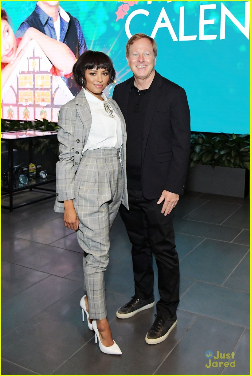 Kat Graham Suits Up For 'Holiday Calendar' Netflix Screening Photo