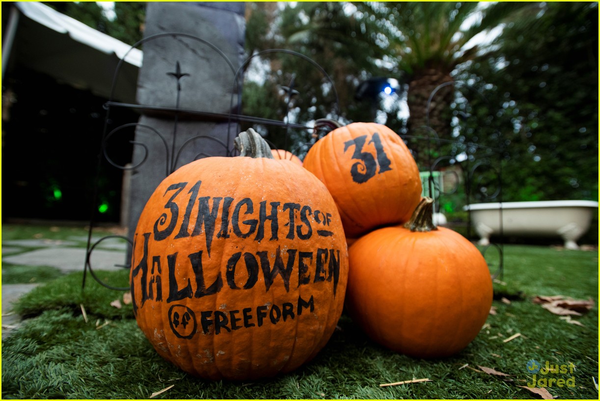 Katherine McNamara & Harry Shum Jr Enjoy a Spooky Night at Freeform's