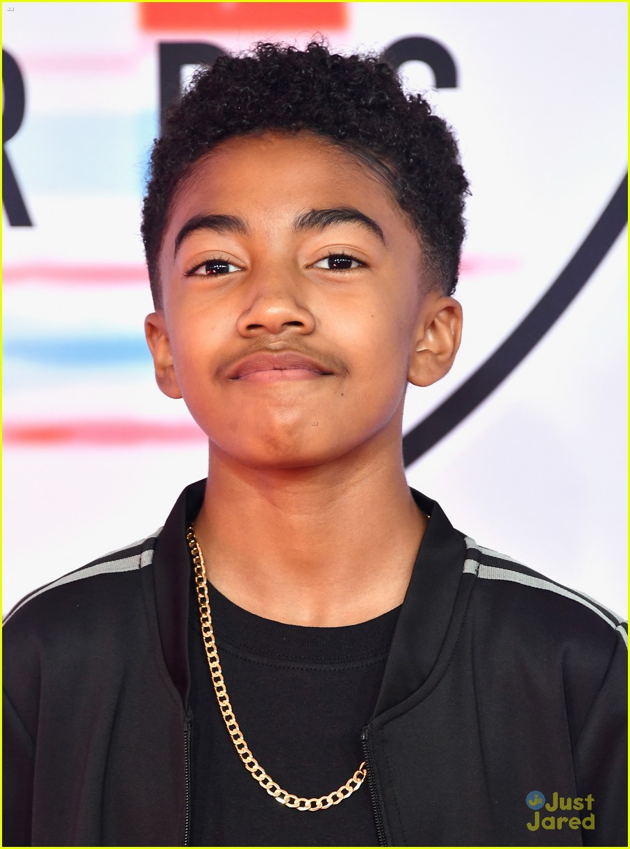 'Black-ish' Stars Miles Brown & Marsai Martin Step Out For AMAs 2018 ...