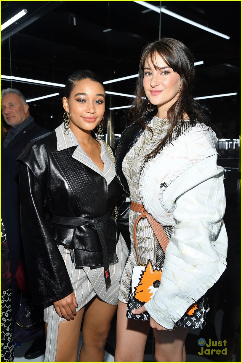 Shailene Woodley, Amandla Stenberg & Nina Dobrev Step Out For Louis