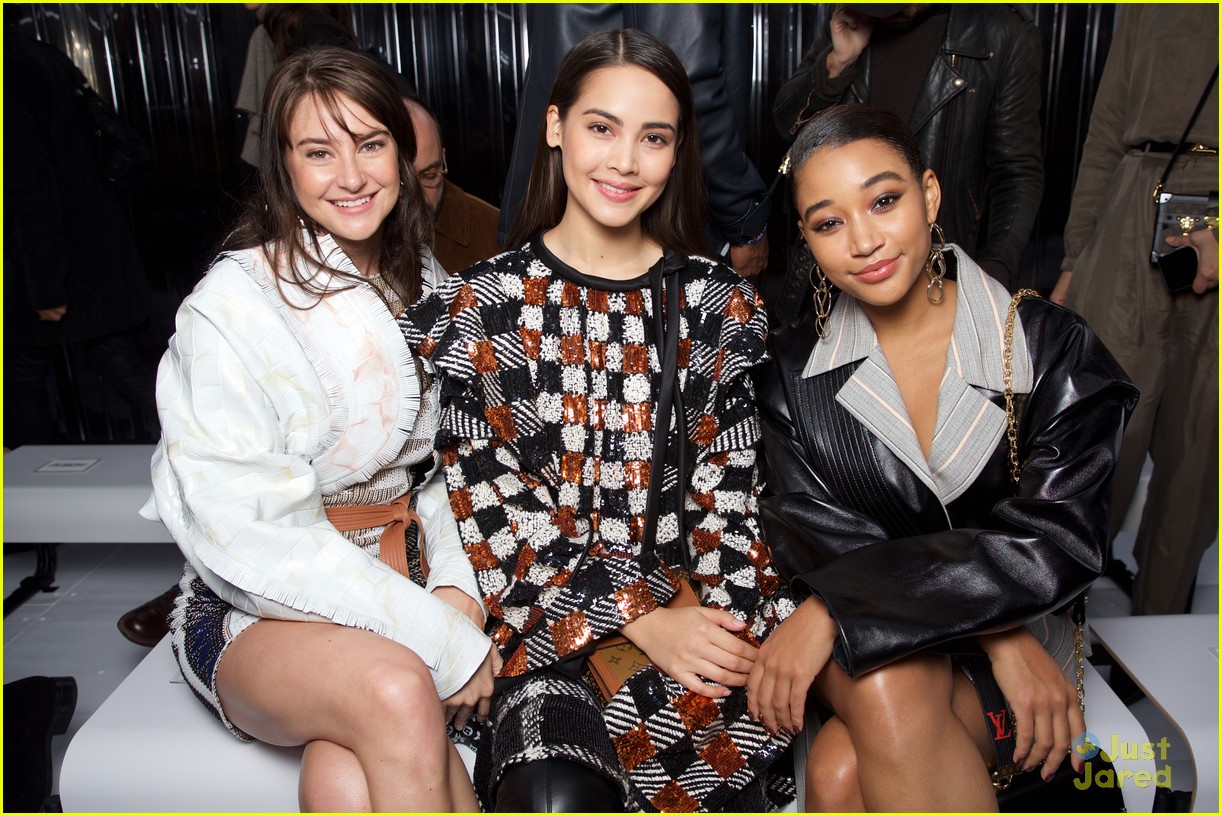 Shailene Woodley, Amandla Stenberg & Nina Dobrev Step Out For Louis