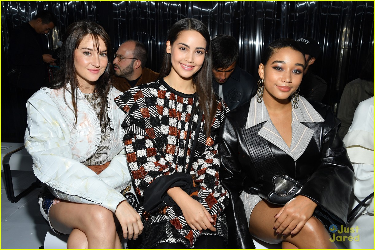 Shailene Woodley, Amandla Stenberg & Nina Dobrev Step Out For Louis