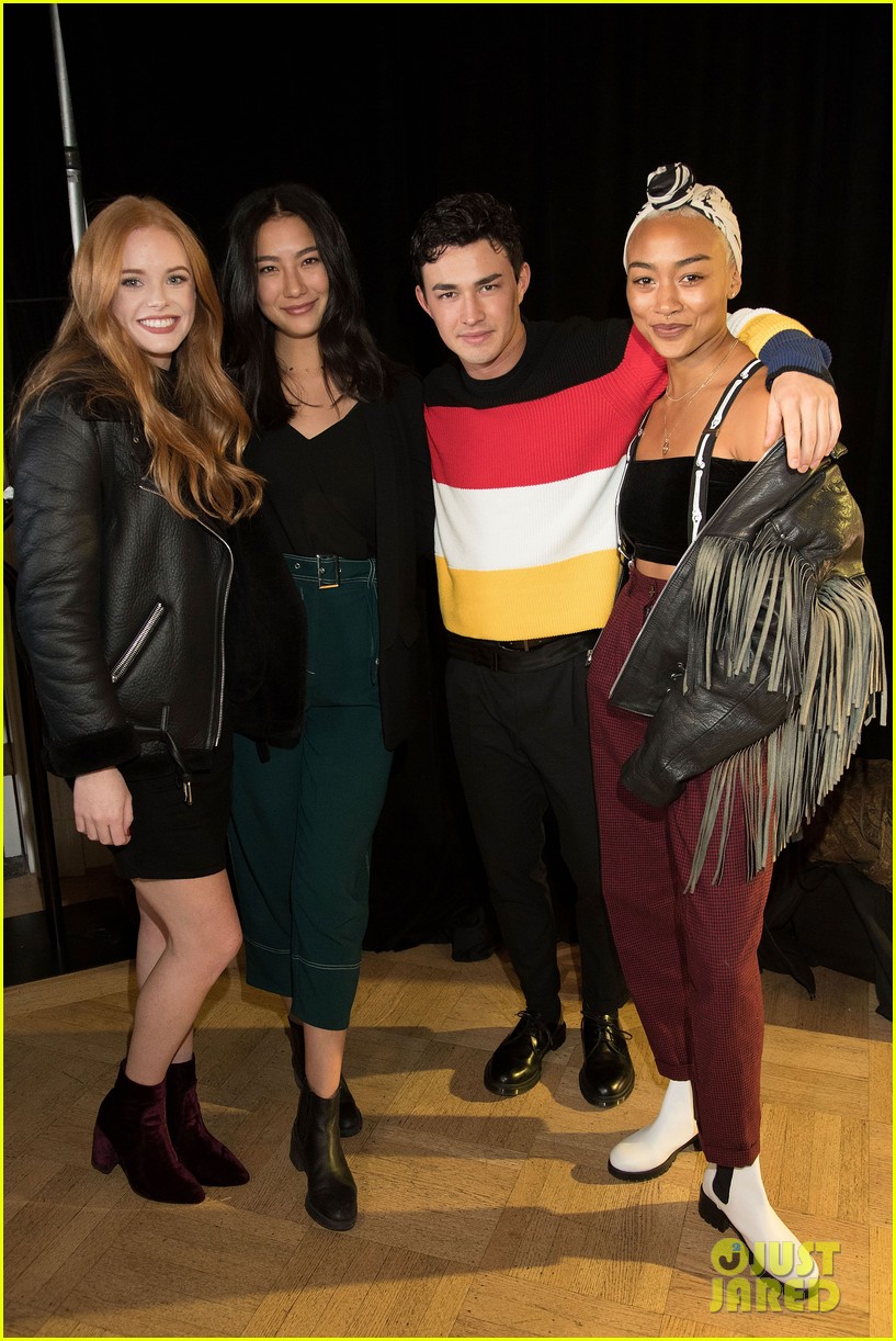 kiernan shipka lana condor sabrina preview at the spellman house 01