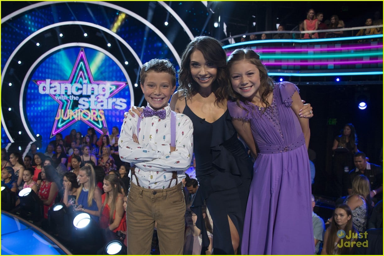Full Sized Photo of tripp palin hailey bills foxtrot dwtsjrs premiere