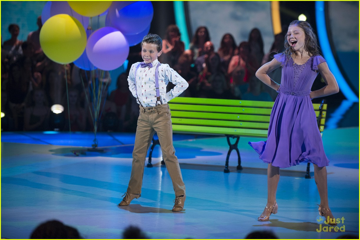 Full Sized Photo of tripp palin hailey bills foxtrot dwtsjrs premiere