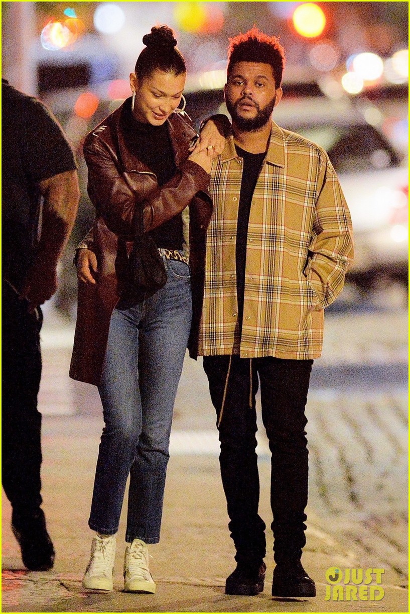 Bella Hadid And The Weeknd Cuddle Up During A Cute Date In New York City Photo 1191934 Photo 