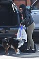 ariel winter takes her pup to the vet 01