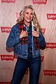 hailey baldwin barbara palvin dylan sprouse levis store opening 05