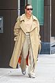 hailey bieber wears all beige ensemble while stepping out in nyc 01