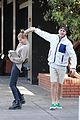 justin bieber spins wife hailey as they dance in the street 01