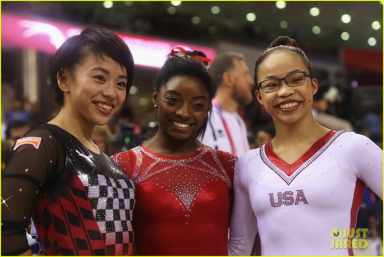 Full Sized Photo Of Simone Biles Becomes First American To Win Medals In Every Event At Worlds 0622