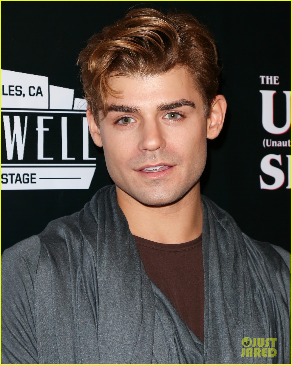 Full Sized Photo of garrett clayton steps out for unauthorized parody