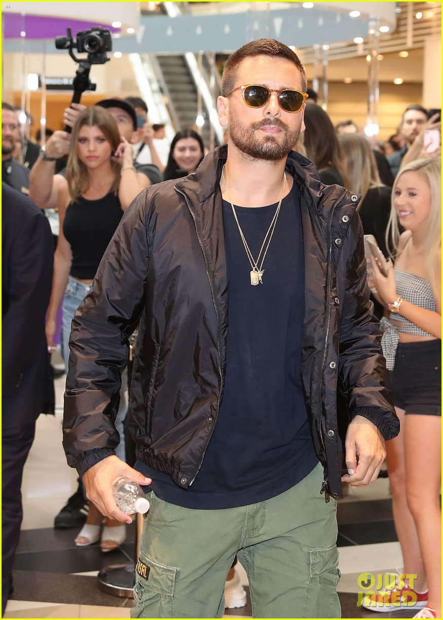 Sofia Richie Supports Boyfriend Scott Disick at His Australia Meet