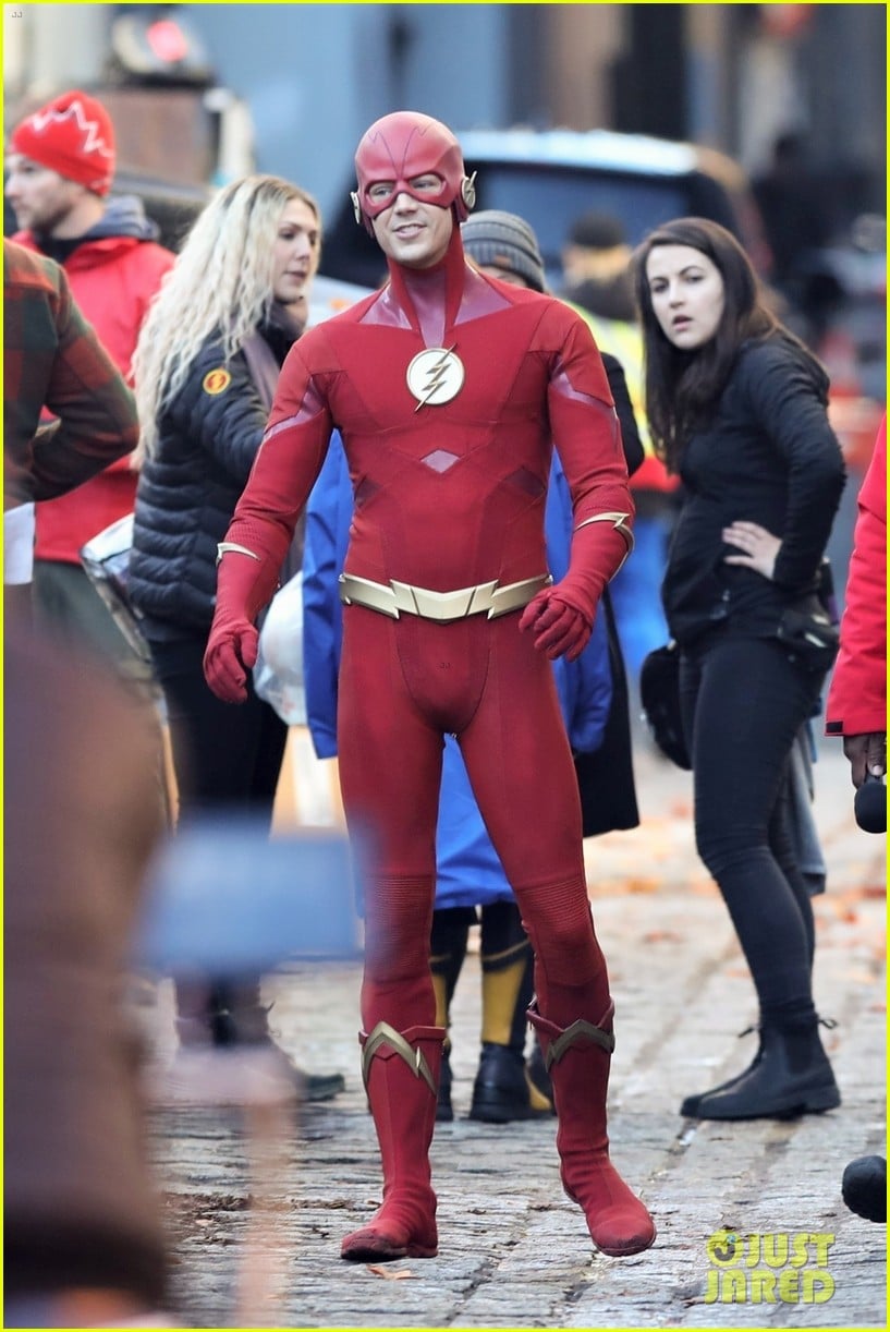 Full Sized Photo Of Grant Gustin The Flash November 2018 07 Grant Gustin Films Scenes For The