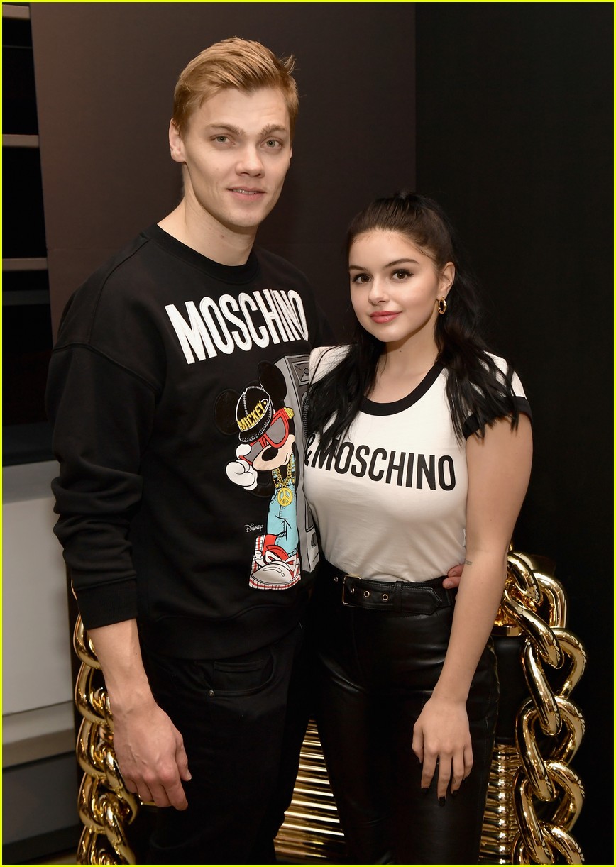 Katherine McNamara, Ariel Winter & Ross Butler Look Chic at Moschino x