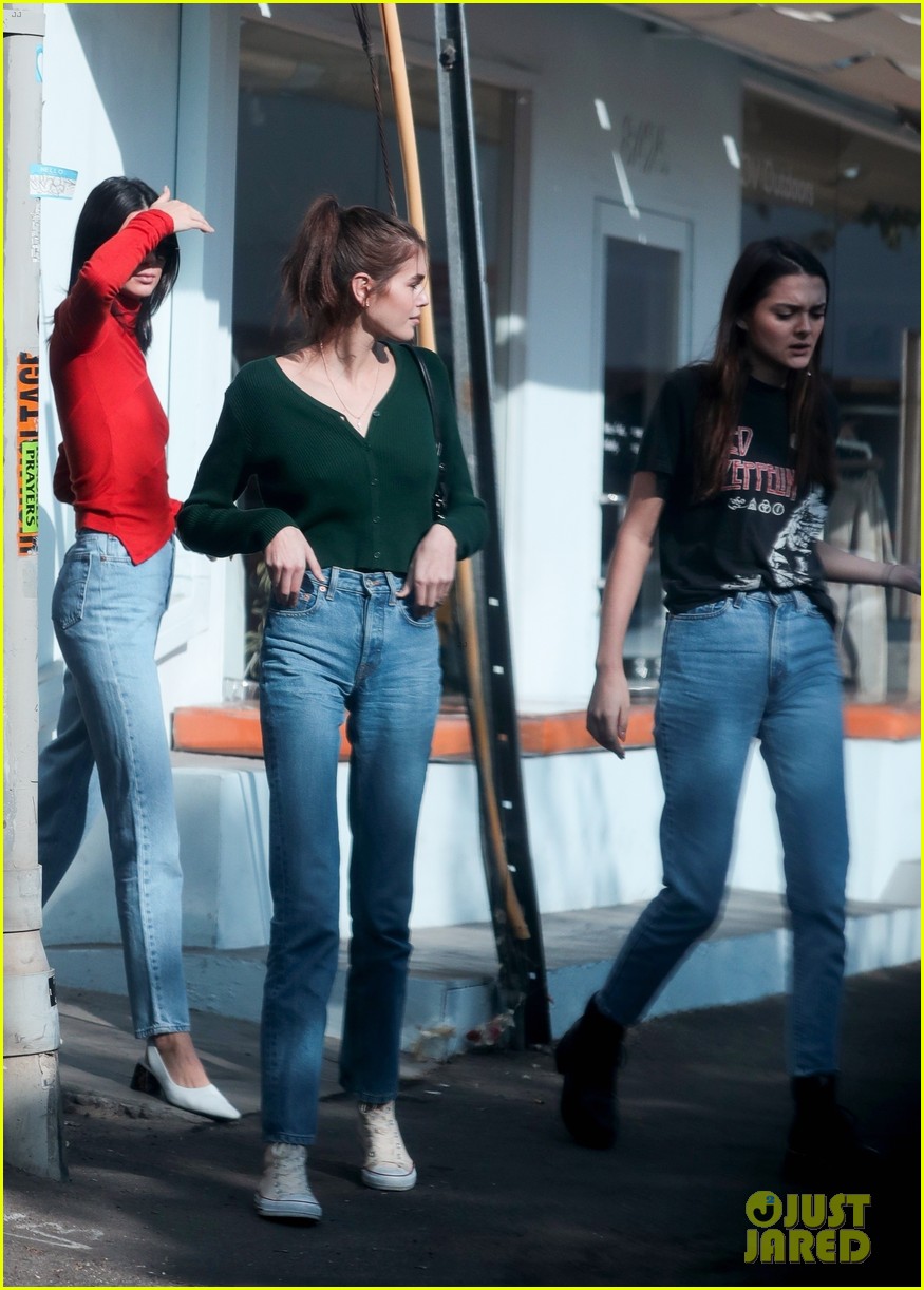 Full Sized Photo of kendall jenner kaia gerber girls day 02 | Kaia