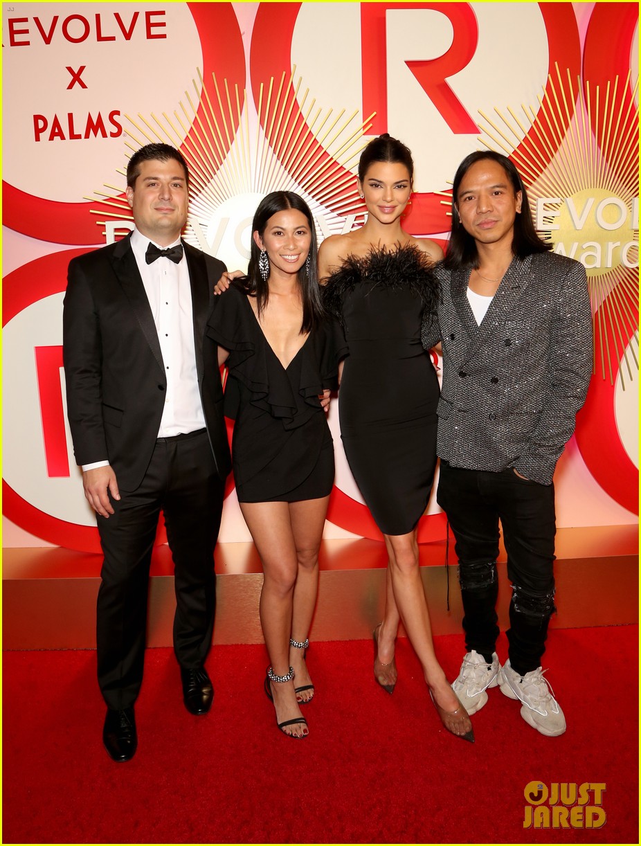 Kendall Jenner & Shay Mitchell Slay in Black Dresses at Revolve Awards