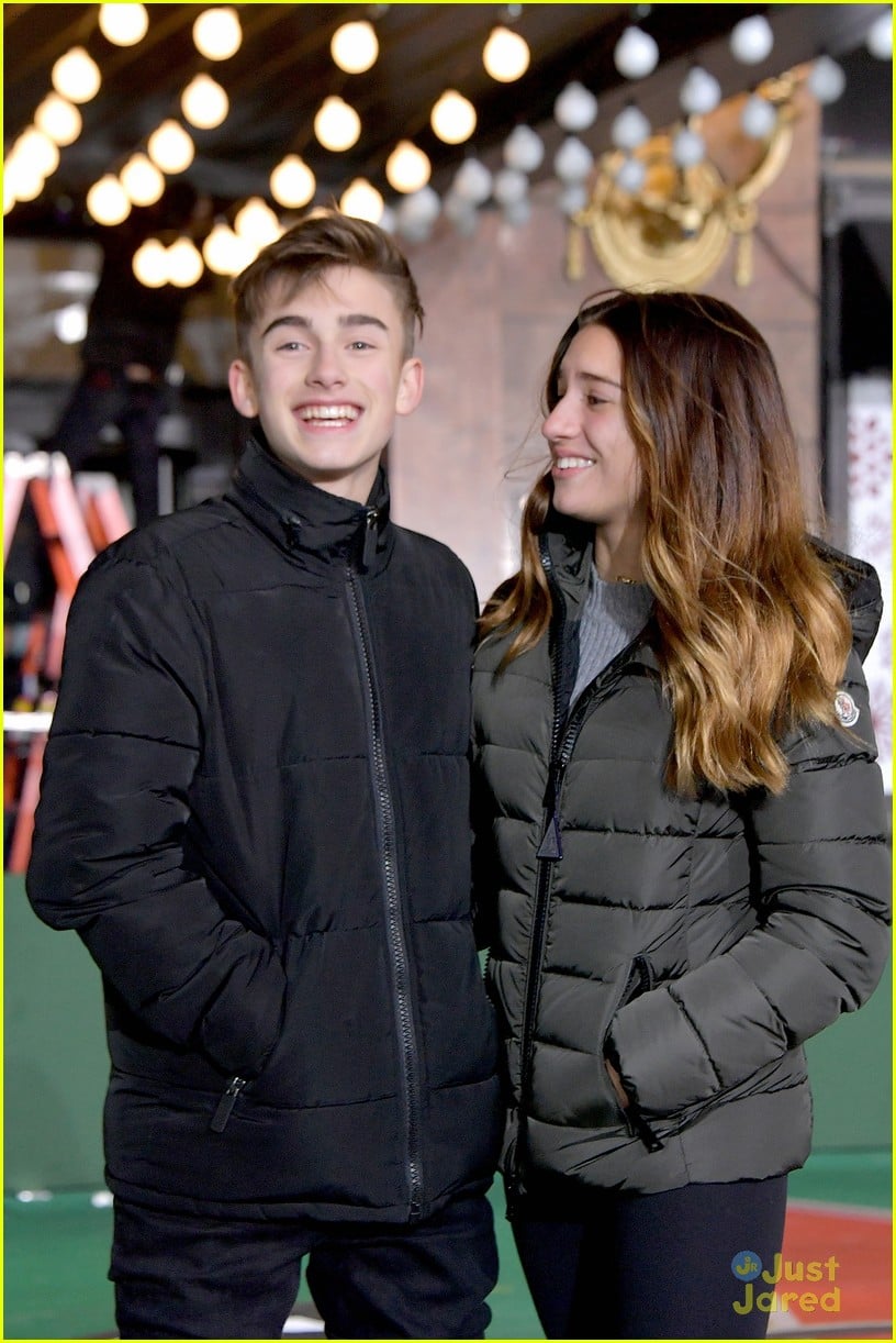 Full Sized Photo of kenzie ziegler johnny orlando macys rehearsals 04