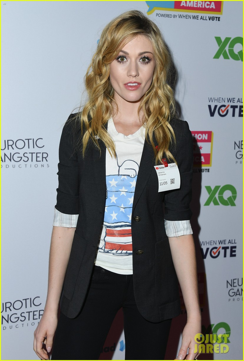 Lily Collins & Katherine McNamara Encourage Voting at Telethon For