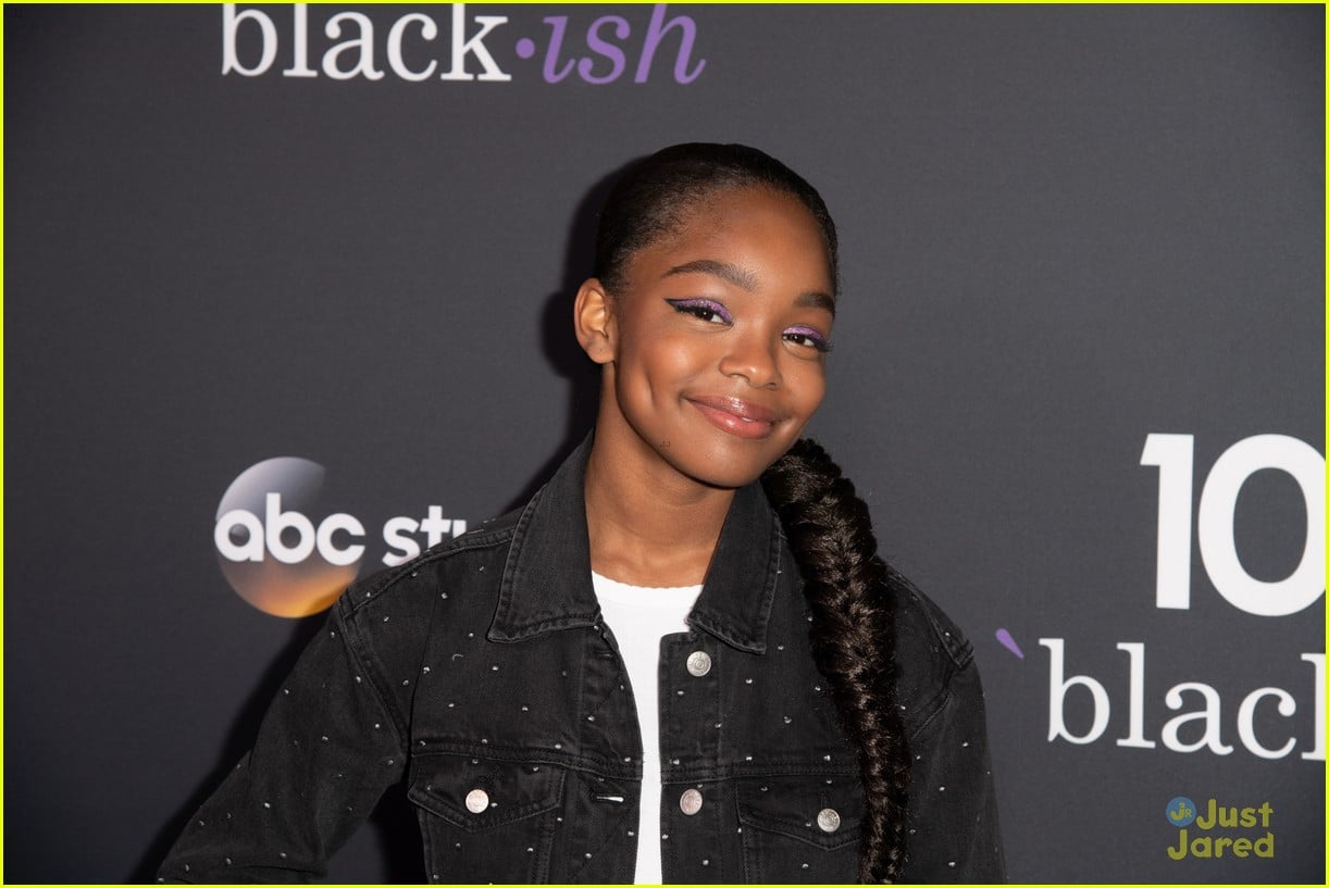 Full Sized Photo of marsai martin blackish miles marcus 100th event 08