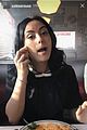 camila mendes does her makeup with a pancake in cole sprouses instagram stories 01