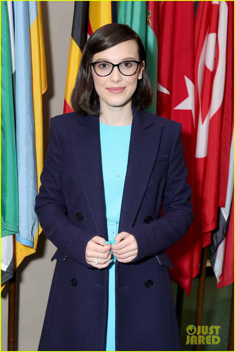millie bobby brown speaks at the un unicef ambassador 03