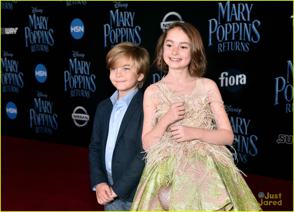 'Mary Poppins Returns' Young Stars Pixie Davies & Joel Dawson Step Out
